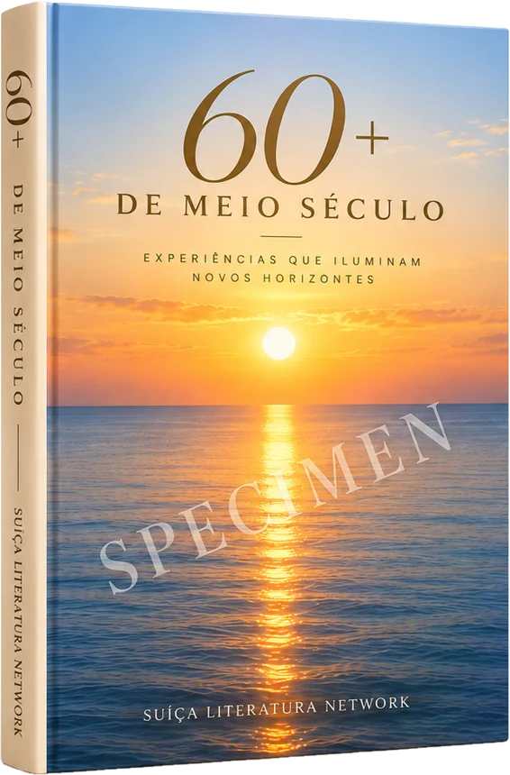 Capa provisória da antologia 60+ de Meio Século